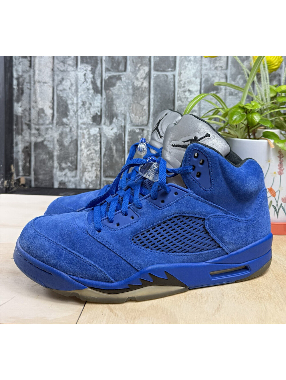 Jordan Air Jordan 5 Retro Blue Suede Game RoyalMen's US 12 MidTop136027-401 RARE